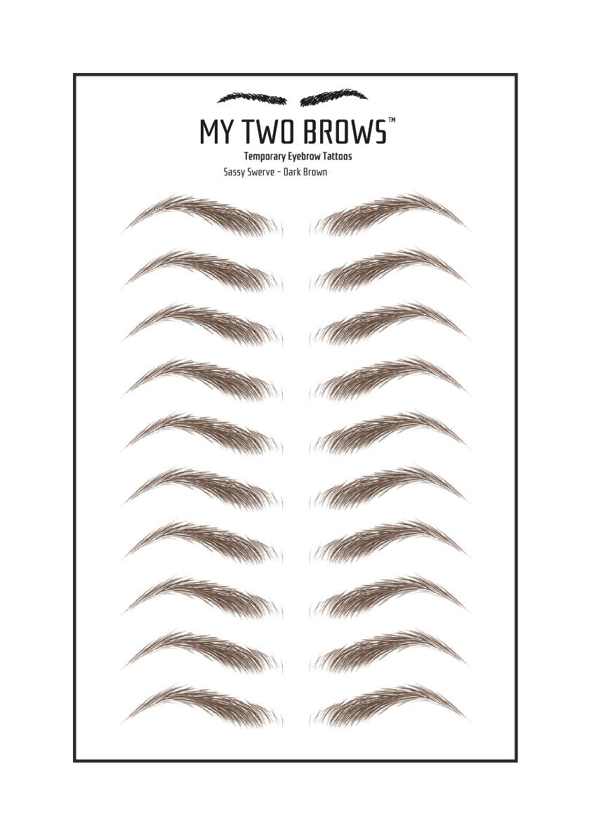 Temporary Realistic Eyebrow Tattoos | Semi Permanent