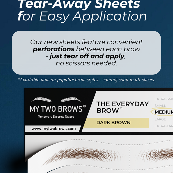 Temporary Realistic Eyebrow Tattoos | Semi Permanent