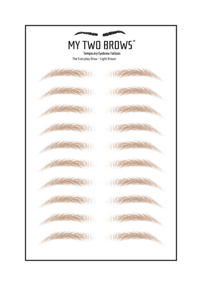 Temporary Realistic Eyebrow Tattoos | Semi Permanent