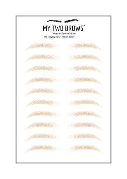 Temporary Realistic Eyebrow Tattoos | Semi Permanent